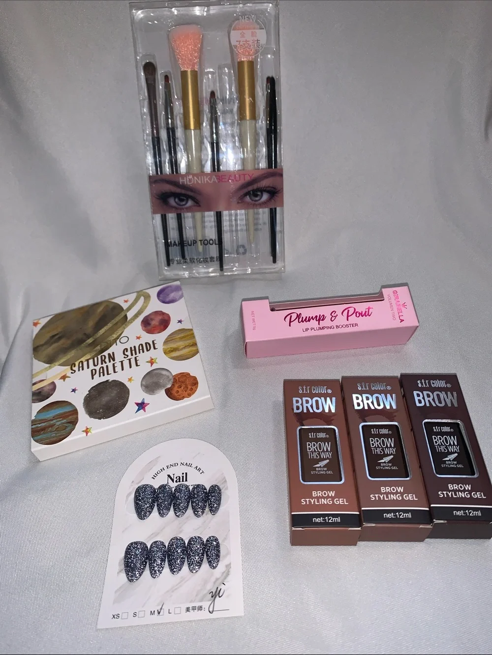 Makeup Brush Set & Variety of Beauty Products as pictured. All sealed and unused